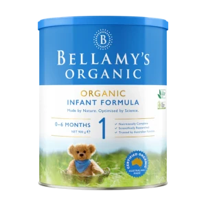Bellamy’s Organic Step 1 Infant Formula – 900g (From Birth to 6 Months)
