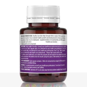 Healthy Care Kids High Strength DHA (60 Capsules)